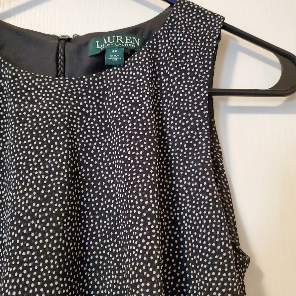 Ralph Lauren Polkadot A-Line Dress (Size 4) - Picture 4 of 16
